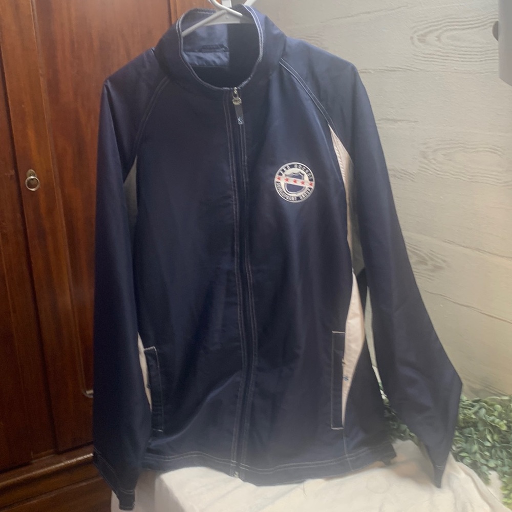 Kobe Pro Hockey Development Group Chicago Detroit navy white windbreaker XL